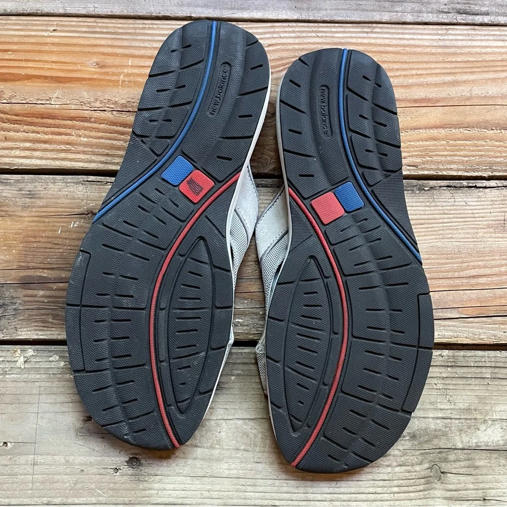 Rare Men New Balance 992 Grey Sandals Slippers Slides Flip Flops